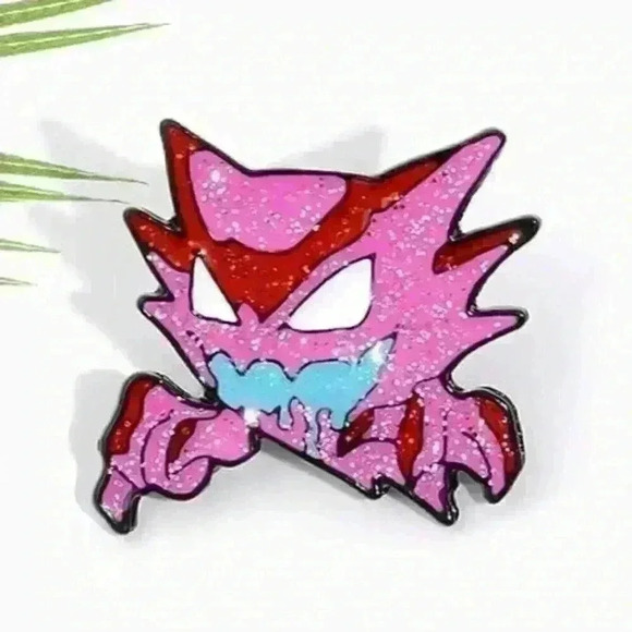 Pokemon Haunter Glitter Enamel Lapel Brooch Pin - Picture 2 of 4
